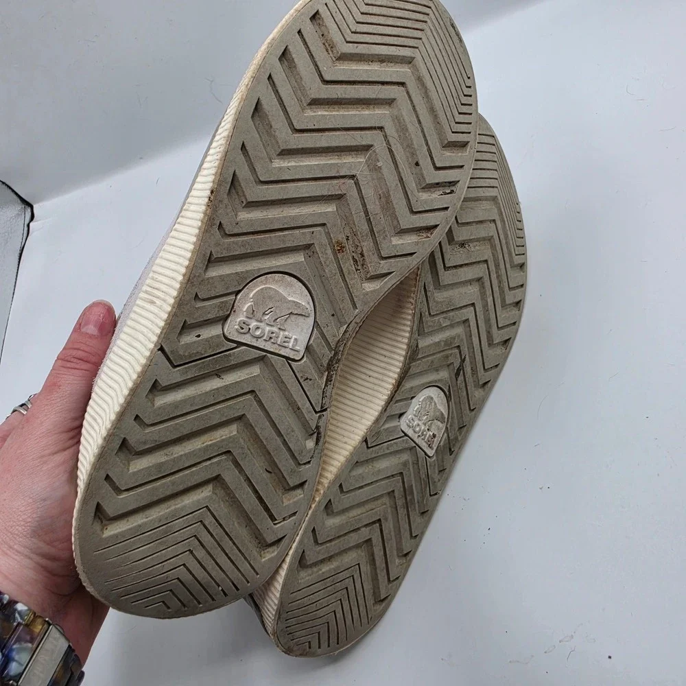 Sorel Out N About III Low Waterproof Sneakers Womens 9.5 Grey Quarry NL5158-009